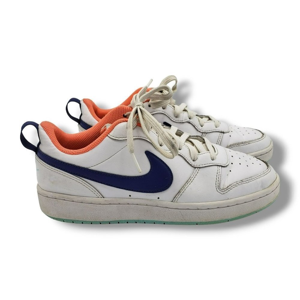Nike Court Borough Low 2 Sneakers GS Youth 7 White BQ5448-112
